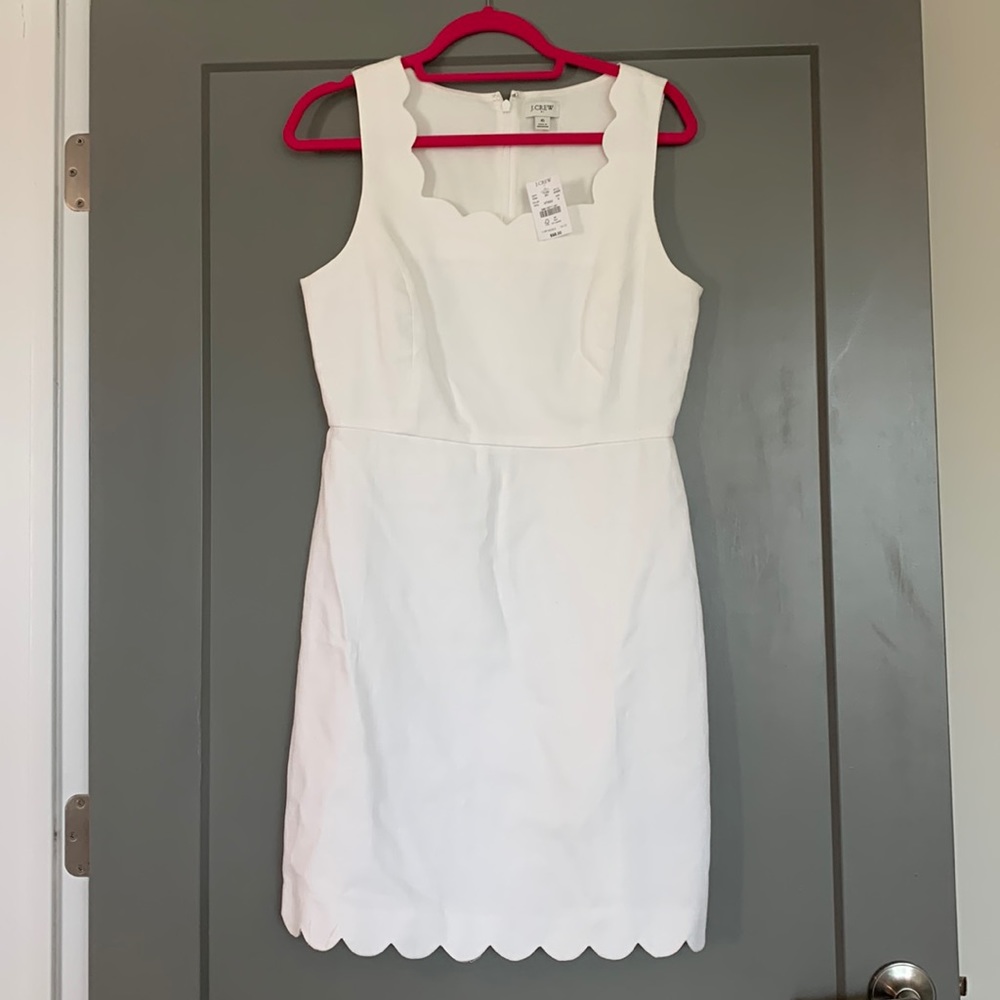 JCrew Scallop Dress